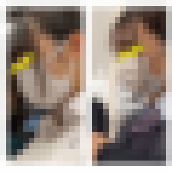 ２名のJK風制服美女のエロ過ぎる接近ミニスカ生脚440