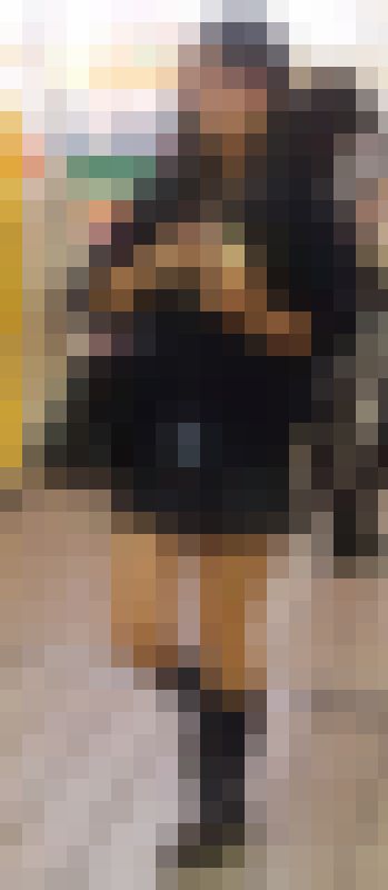 制服女子街撮り28　めがね女子