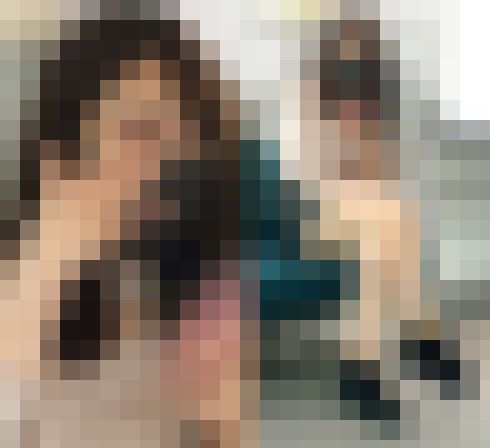 エッチな太ももを見せつけるように座る可愛い女子大生（其の二）