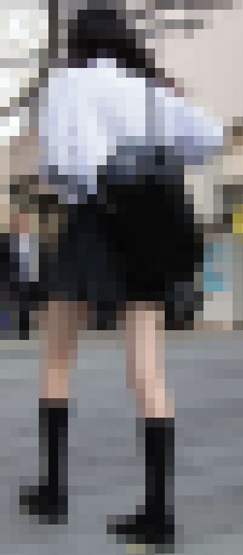 制服女子街撮り39 モデル体型の美女