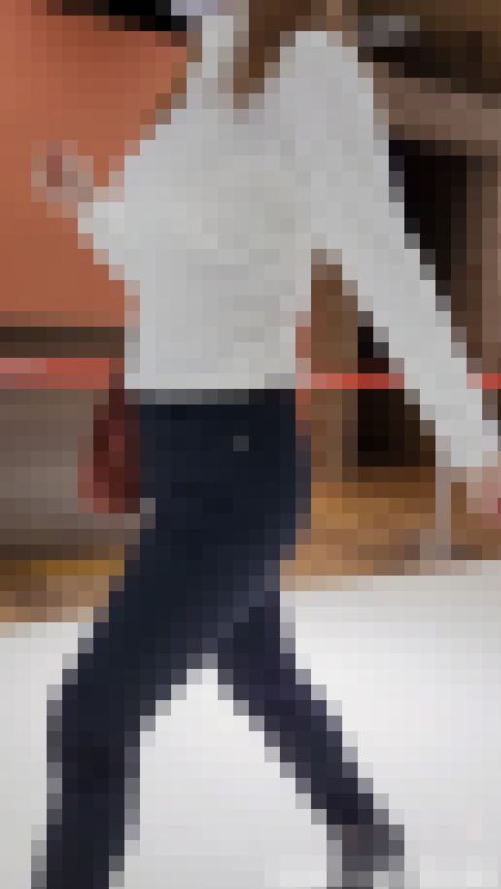 【黒スキニーデニム】デカ尻お姉さんの着衣乳