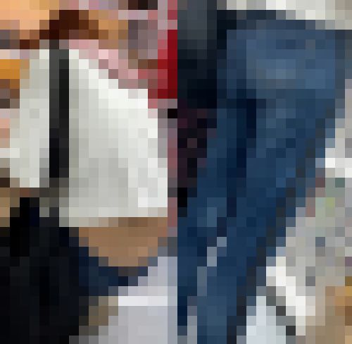 お尻の割れ目が見える寸前!? スタイル良すぎ本場のインバウンドデニム【街中風景027】