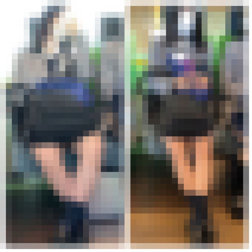 仲良し2人組のS級JK風制服美女の対面エロ過ぎるミニスカ生脚450 part2