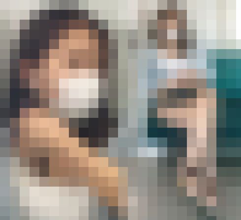 下半身のほとんどを露出したスケベすぎる美人お姉さんを追跡して撮影（其の一）