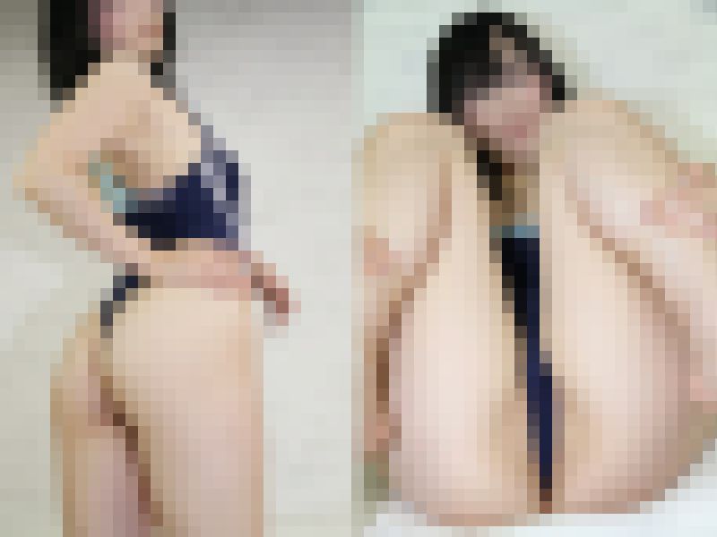【3月末までの期間限定！】紺のハイレグレオタードを股間に食い込ませるS級美女のピチピチ女子大生　超盛り556枚