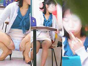 「気持ち悪・・・」　パンティ覗いただけなのに　そんな目で見ないで