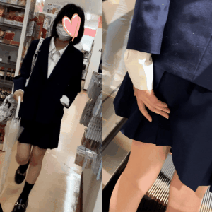 【4K】小柄なKちゃんのスカートの中のプリプリ尻