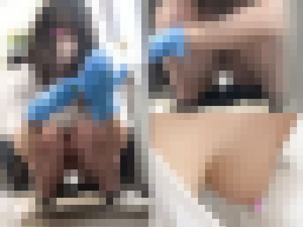 清楚系OLのおまんこ丸見え紐パンツ！まさかのノーブラで乳首まで丸見え！【美乳/パイパン】