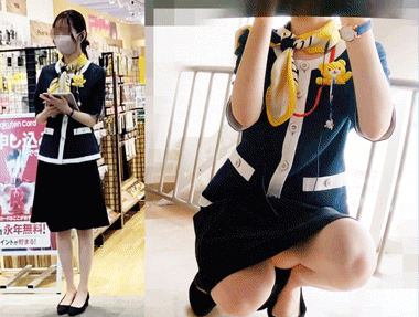 ０3某携帯ショップ　最上級坂系美少女店員のうすピンクやわマン＆恥ずかしいコリコリ乳首を覗き見