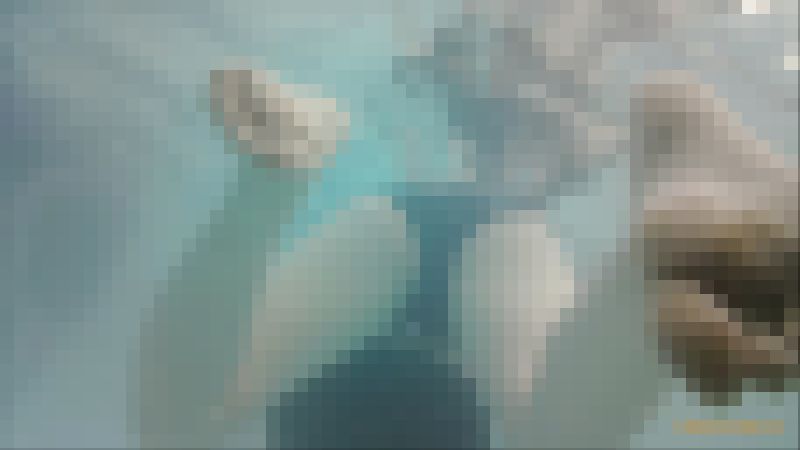 水中から黒ビキニギャルの下半身を撮影vol1-1　開脚お股を超至近距離から撮影！