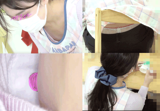 初出し★【幼稚園の美人先生盗撮】【胸チラ＆しゃがみパンチラ】】