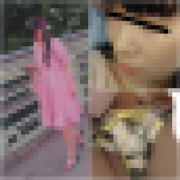 [清楚/ハミ毛]時間が止まったように手マンを黙々と受け入れる赤チェワンピの●女