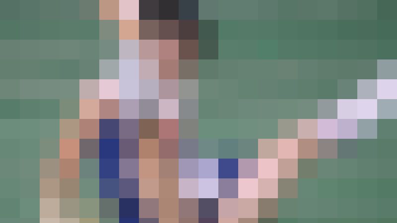【再販】チア部バトン部の文化祭ステージ　その４?青アンスコが全開に　アクロバットなパワフルダンス?