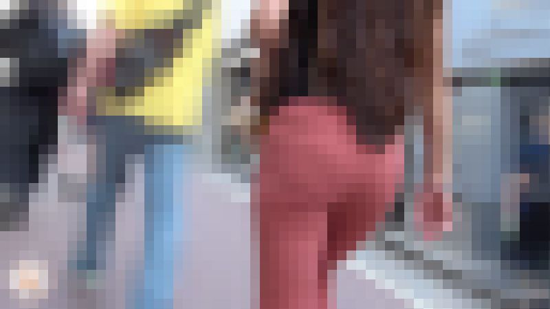 【FHD高画質】ネイルサロン勤務のぴったりワイドパンツ