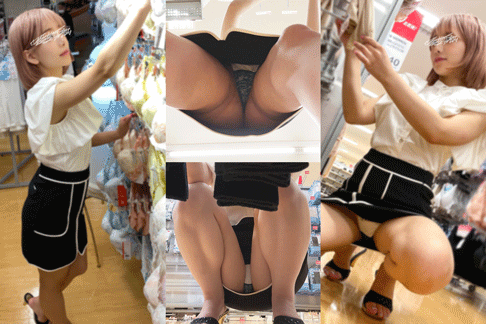 〔非コンプラ動画?〕アパレルスタッフ集団痴カン※ビ△■ズ○※谷（髪色ピンクセミロング、身長155cm前後、ミニスカート）