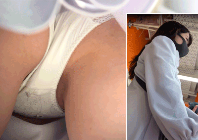 【4K】見上げるUFO＃49 （あっさりJDさんと私服女学生）