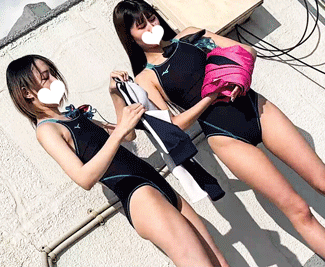 水泳部合宿中ハード性的イジメ 長身美脚JK2人組 盗撮→昏■姦→4P生ハメ