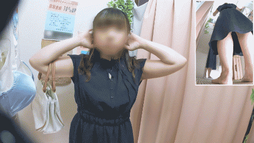 愛嬌溢れる狸顔女の子のムッチムチボディに包まれたい　僕のお店の試着室558