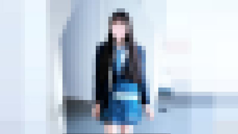 アナル丸見え！ノーパン登校３名のエレベーター盗撮！